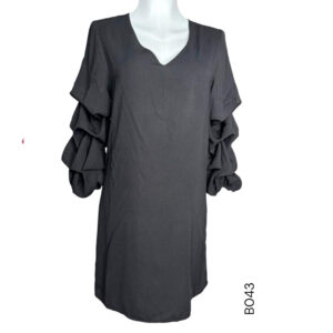 VESTIDO EVERLY NEGRO TALLA XS 	250